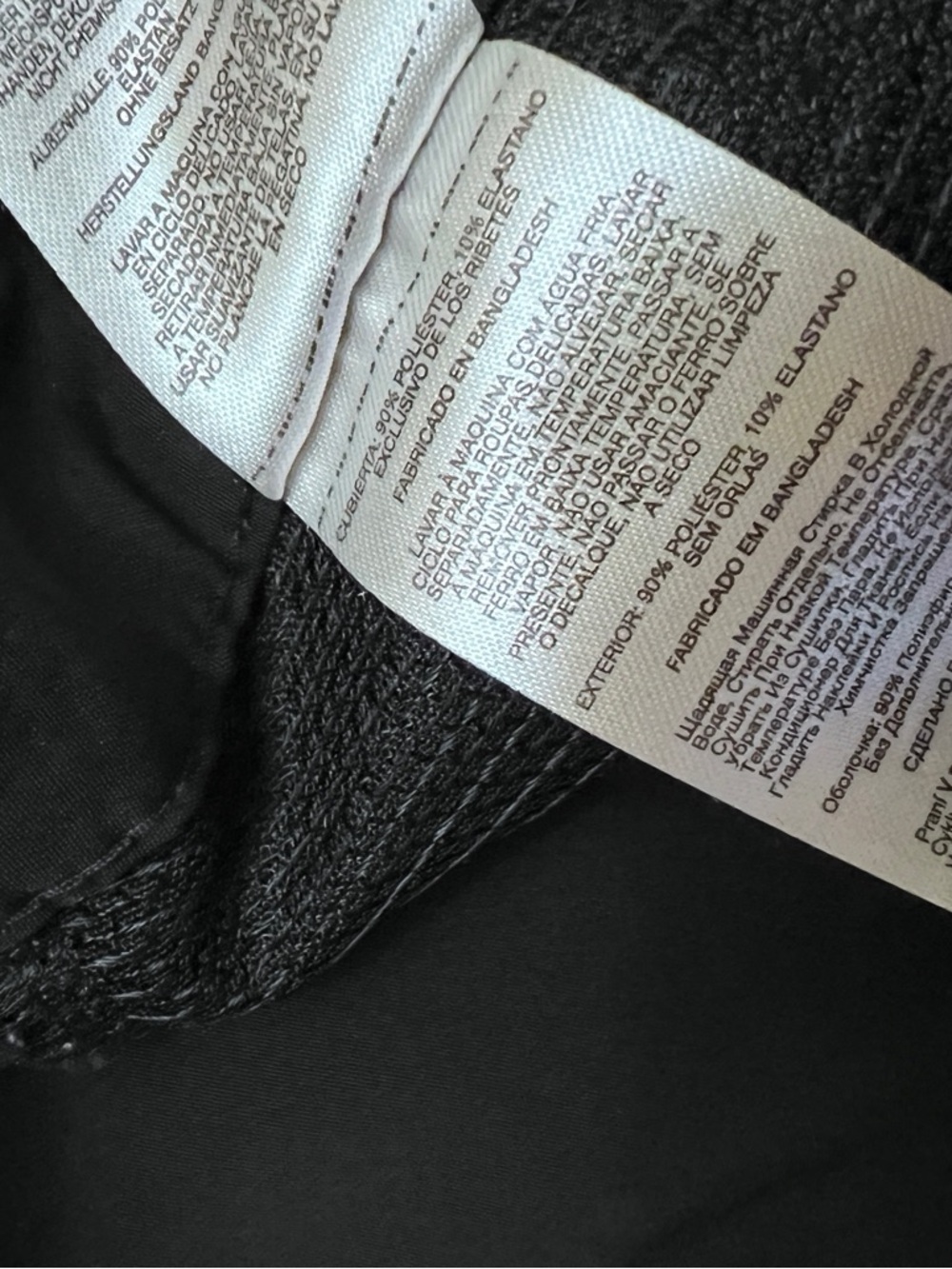 Men's Black Stretch Hiking Pants with Elastic Waist - Picture 3 of 5